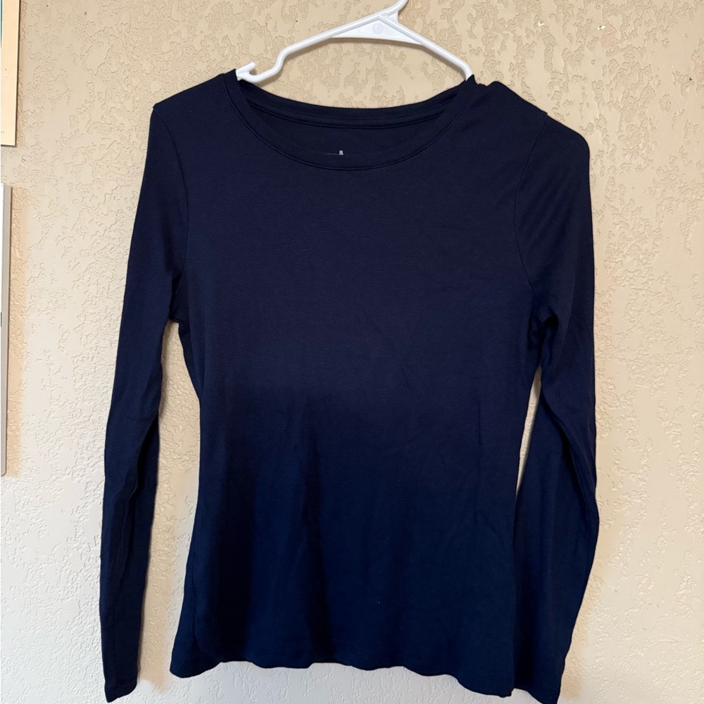 Classic Black Long Sleeve Top
